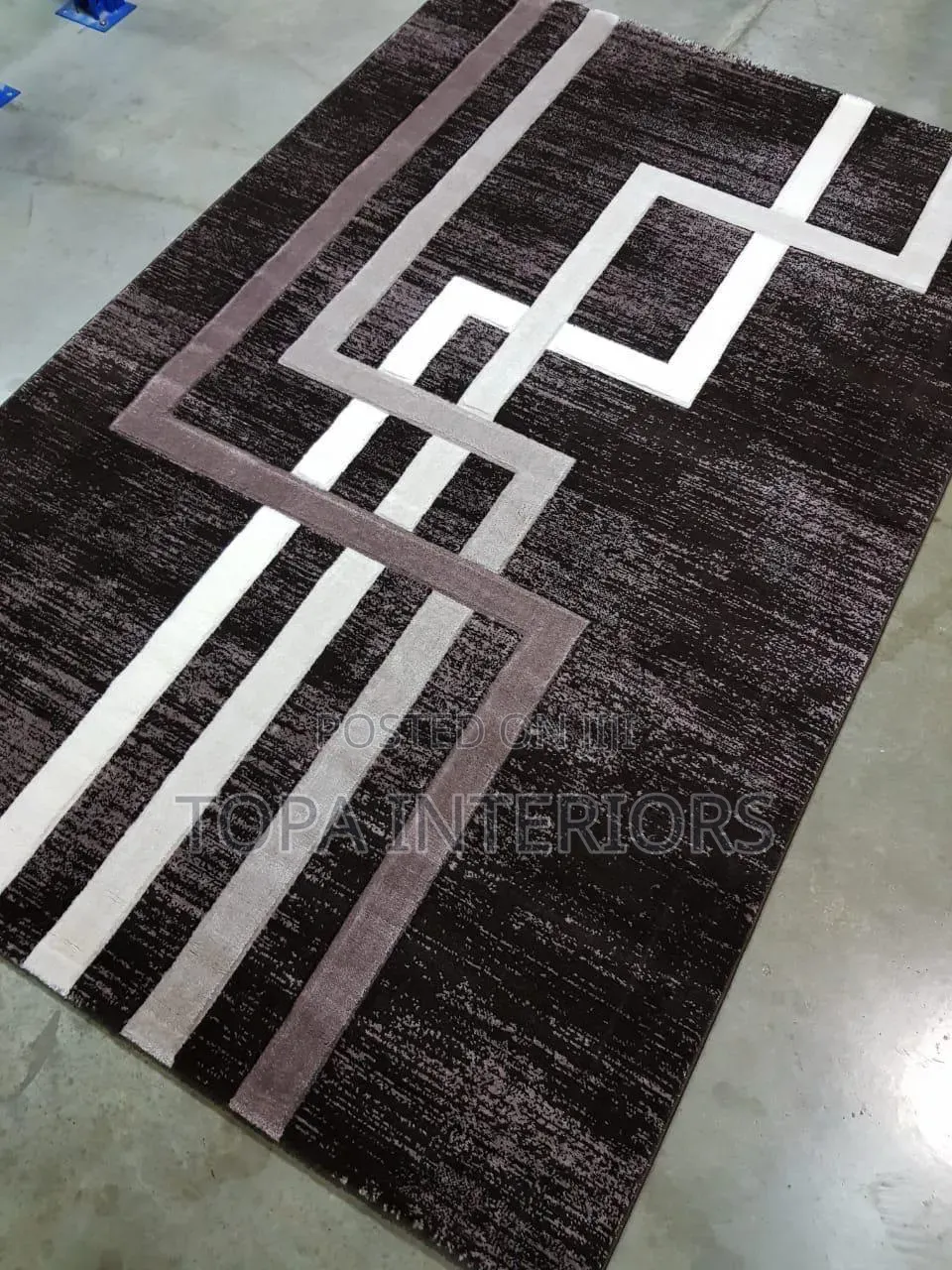 Brown Themed 5x8 Living Room Area Rug Carpets