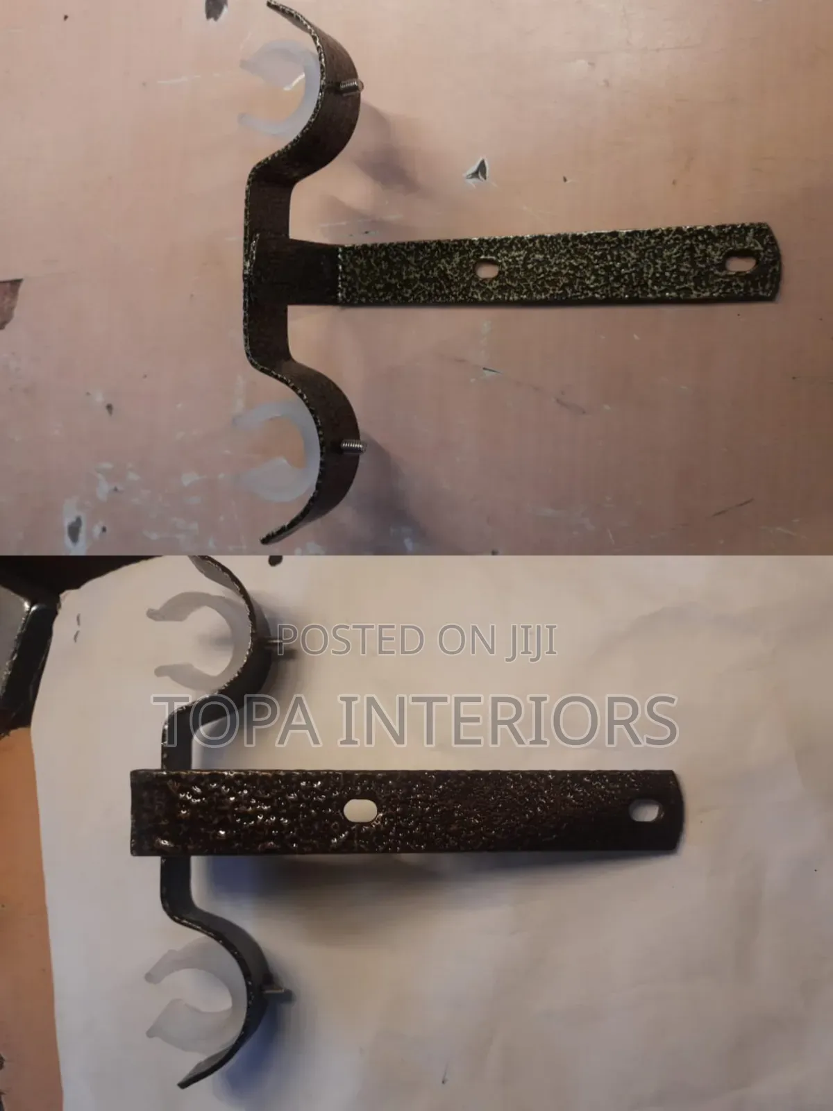 Y-Shaped Wall to Wall Curtain Rod Double Brackets