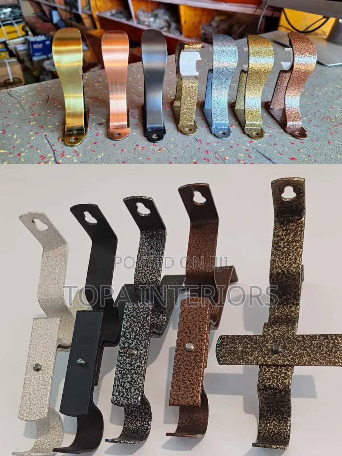 Strong Wall Brackets for Curtain Rod Mounting