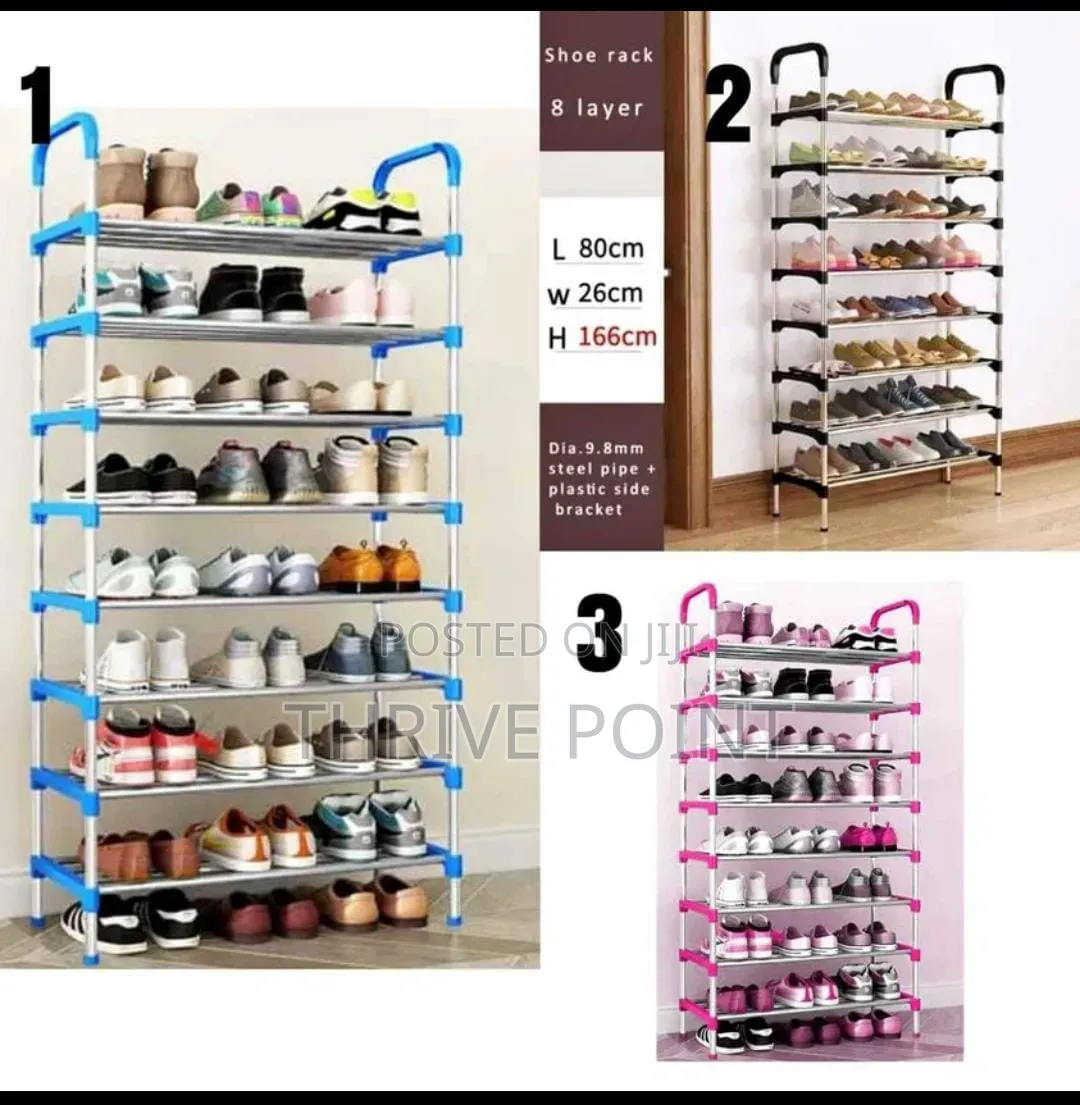 8 Tier Adjustable Shoe Rack