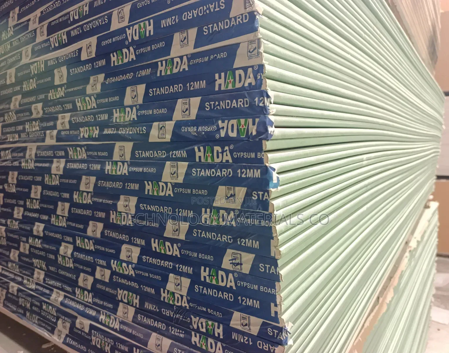 12mm Hada Moisture Resistant Gypsum Board for Wall Partitions