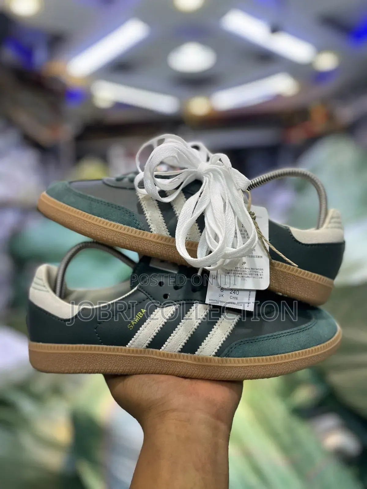 Adidas Samba Og “Shadow Green Cream White “
 Sneakers
