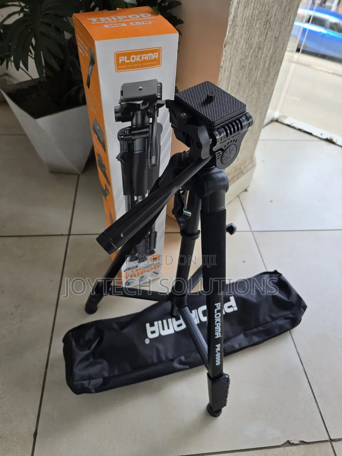 Prokama Pk-9999 Tripod 2.1m – Strong, Tall + Remote Phone Holder