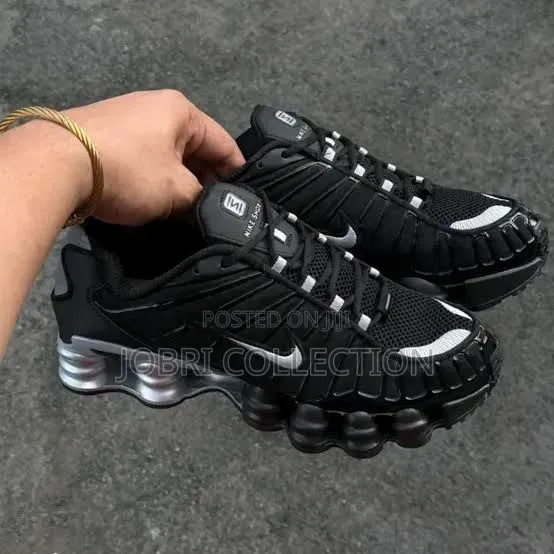 Nike Shox Tl “Black Silver “ Quality Sneakers