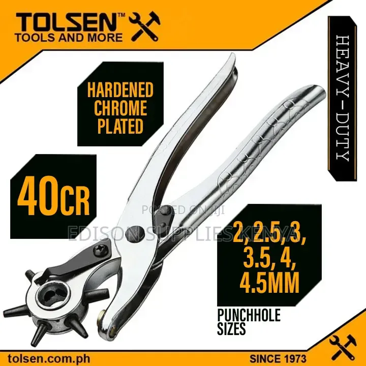 Leather Hole Punch Tolsen Belt Holes Puncher Maker