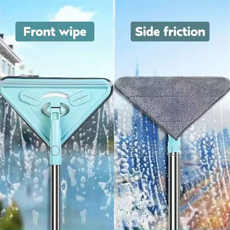 360° Rotating Triangle Mop for Wall, Ceiling Window Cleaning