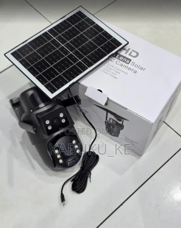 Ubox Dual Lens Wifi Solar PTZ Camera Wifi-Enabled