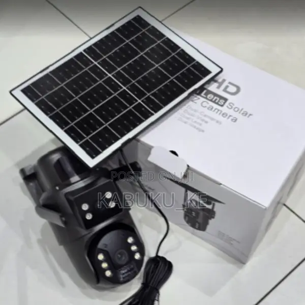 Solar PTZ Wifi Camera - Dual Lens Remote Securit Device Ubox Camera