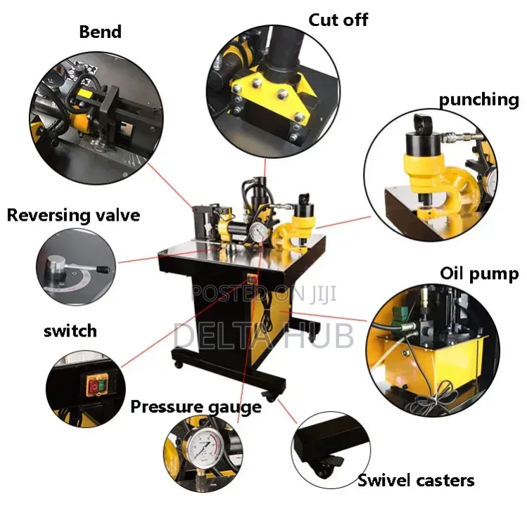 Industrial Fabrication Busbar Cutting/Bending/Punching Tool