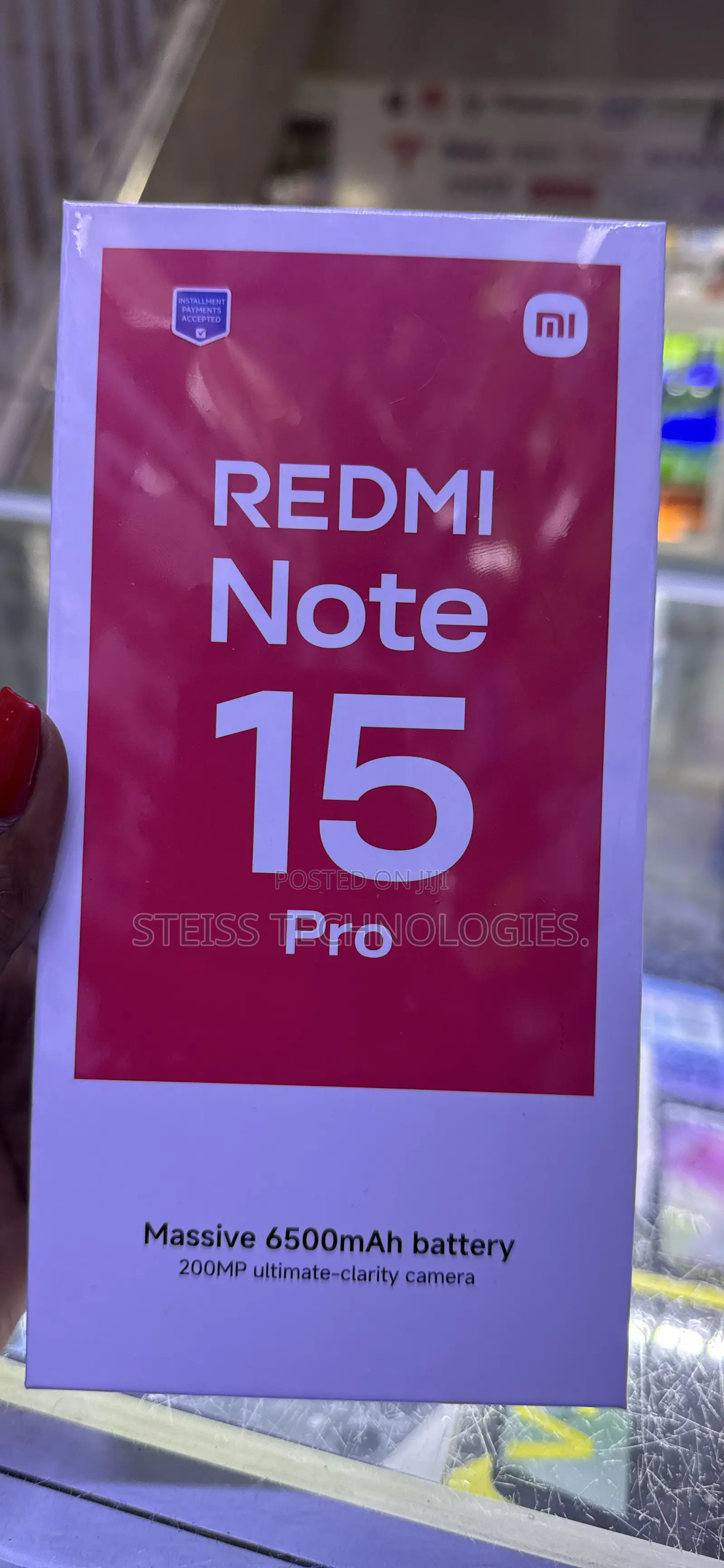 New Xiaomi Redmi Note 15 Pro 256 GB Black