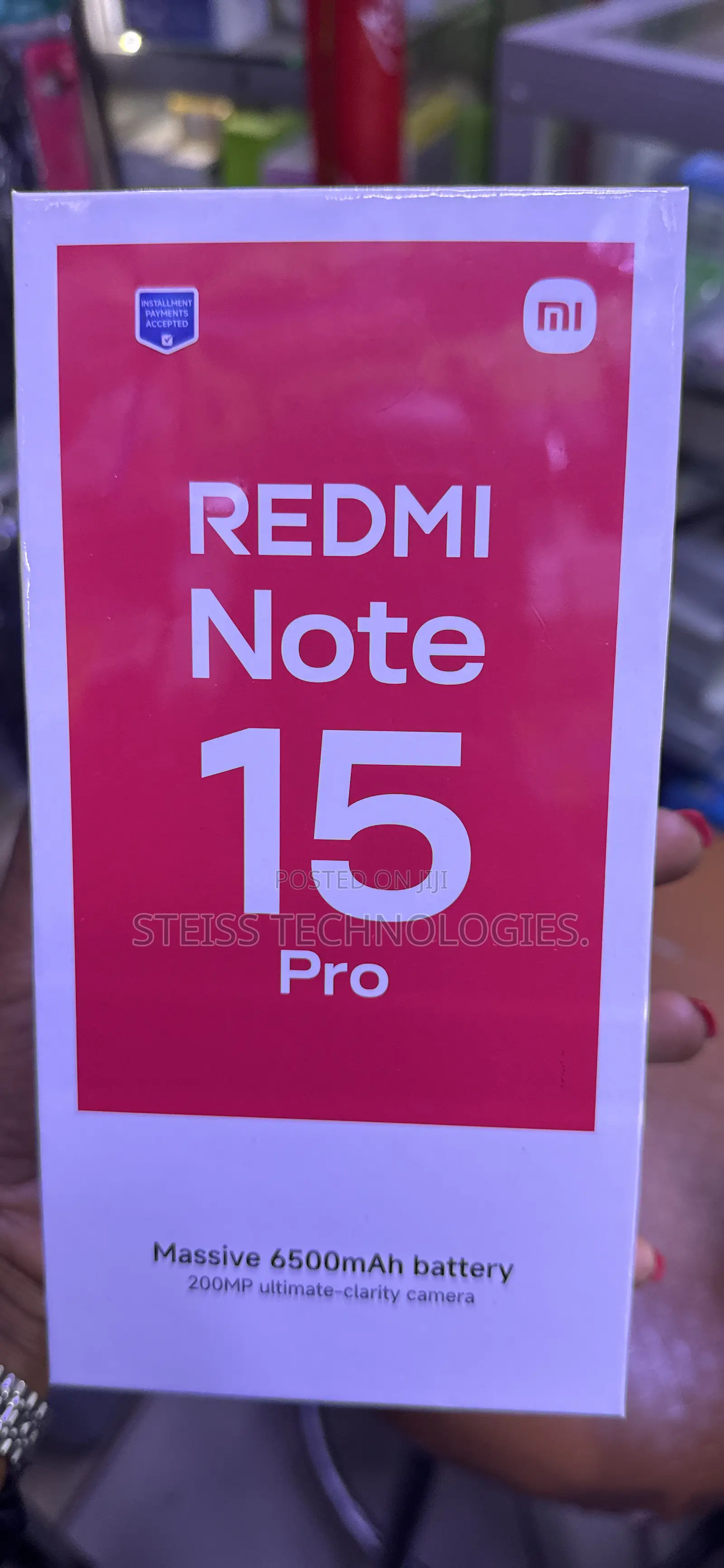 New Xiaomi Redmi Note 15 Pro 256 GB Black