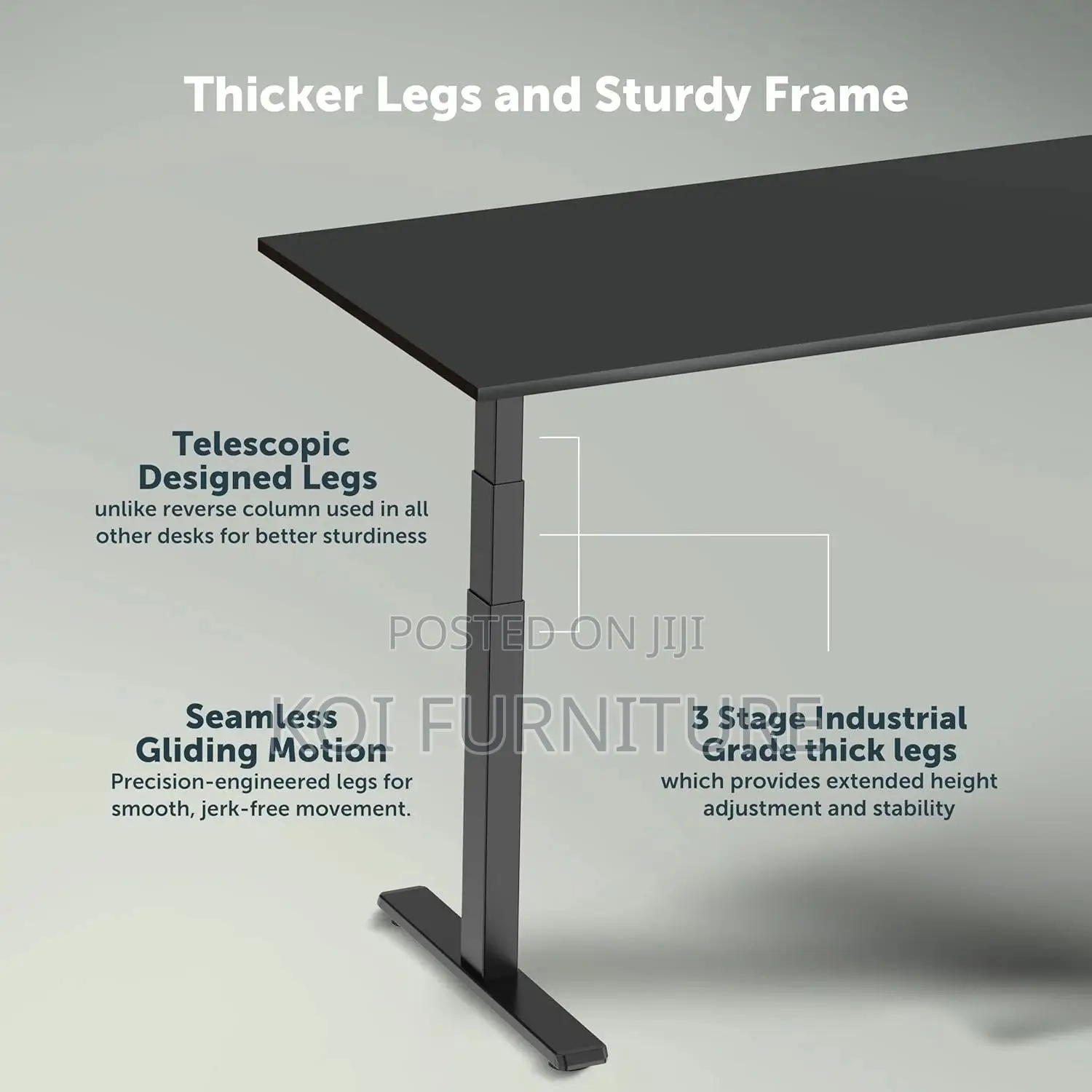 Office Desk; 1.4 Meter Jht8~Ytv Electric Adjutable Desk