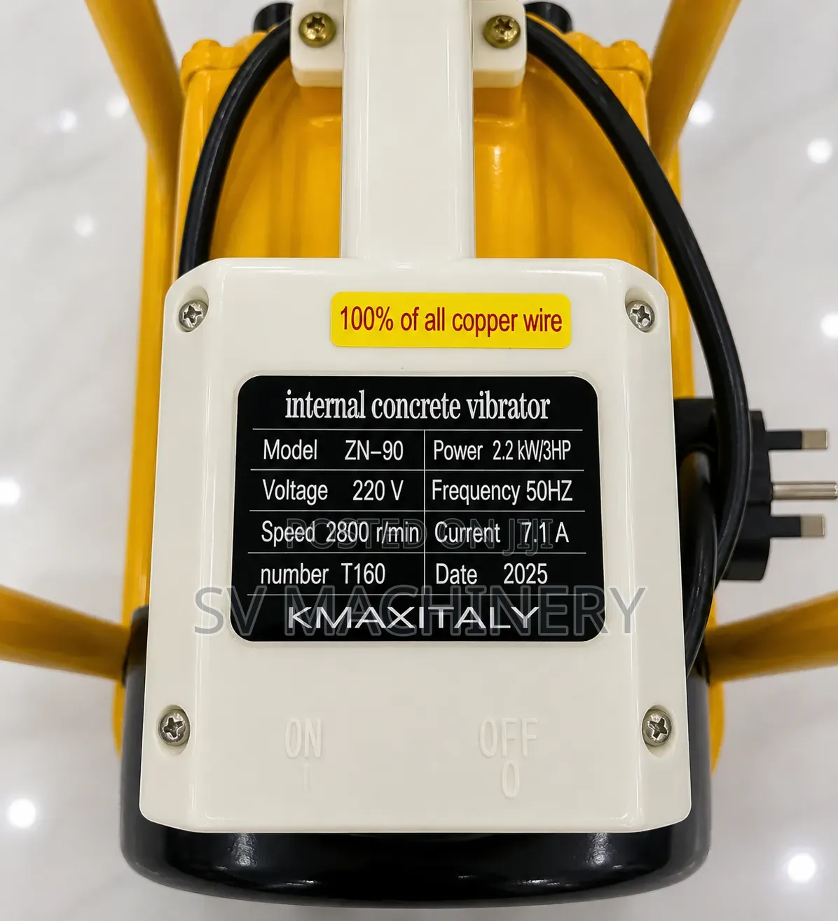 Heavy Duty Kmax Electric Concrete Vibrator
