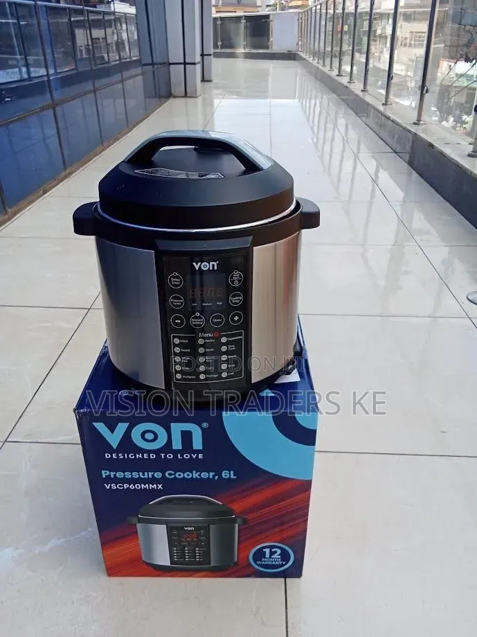 Von 6ltrs Electric Pressure Cooker