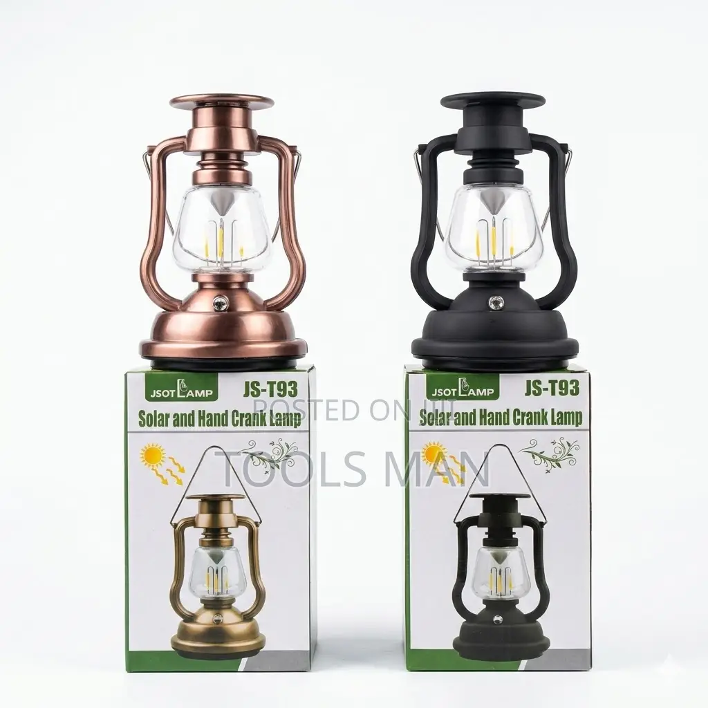 Jsot Js-T93 Solar Hand Crank Led Lantern - Emergency Camping Light