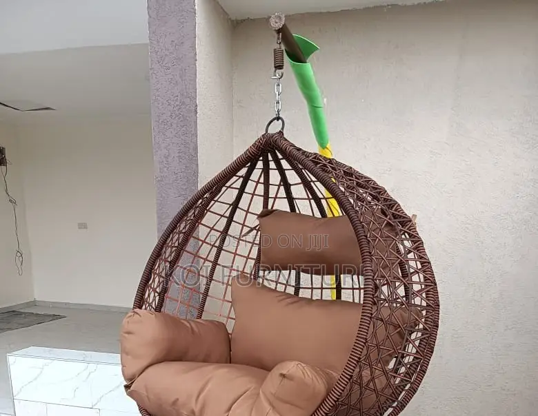 Home Chairs; Rattan Gunnmetal Swing Balcony Hammock Home Chairs