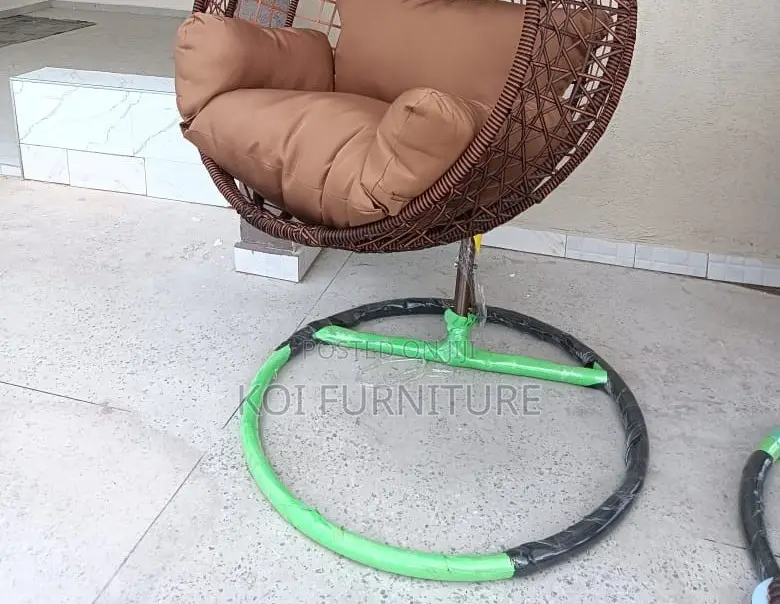 Home Chairs; Rattan Gunnmetal Swing Balcony Hammock Home Chairs