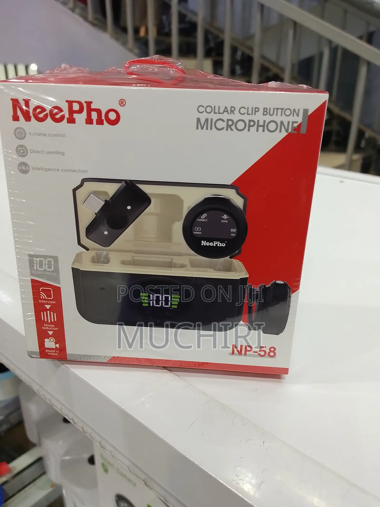 Neepho Np-58 Lavalier Mic Set – Portable Wireless Audio for Creators