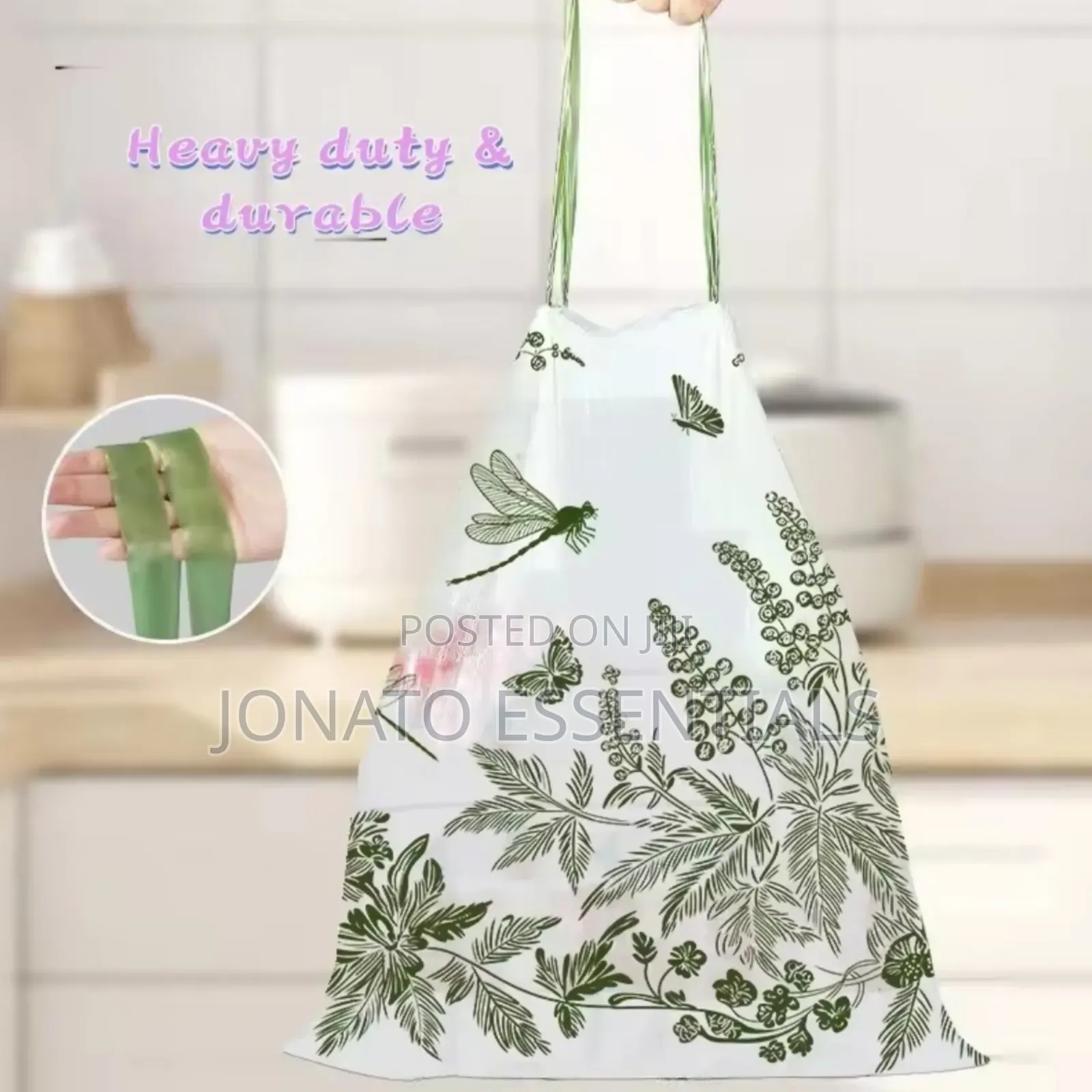 Heavy Duty Dustbin Liners 45*50cm (50 Pcs Pack) Trash Bags
