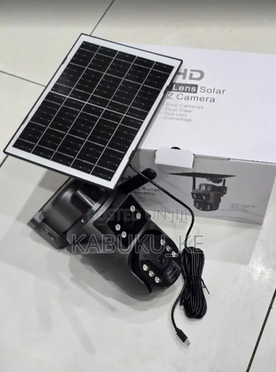 Ubox 4mp Wifi Solar Powered CCTV Camera With Audio