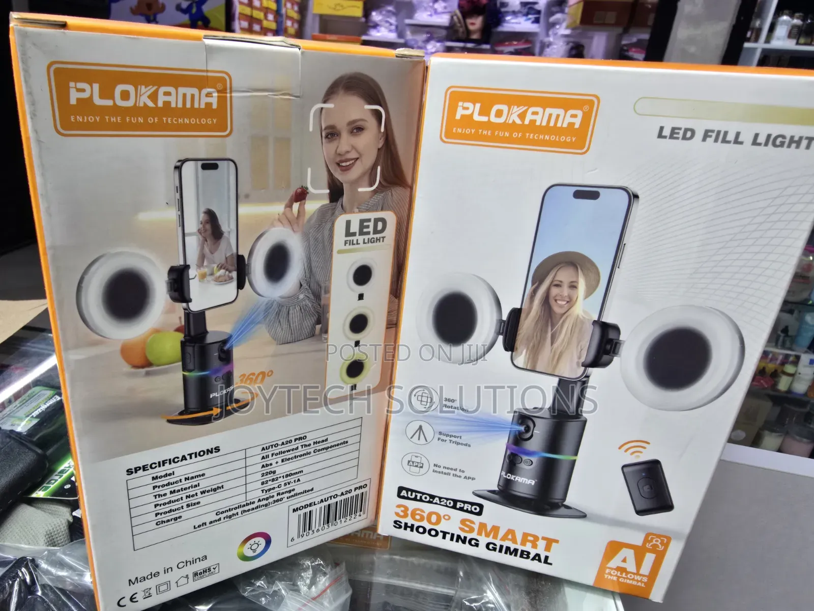 Plokama Auto-A20 Pro – Smart Gimbal for Content Creators Vloggers