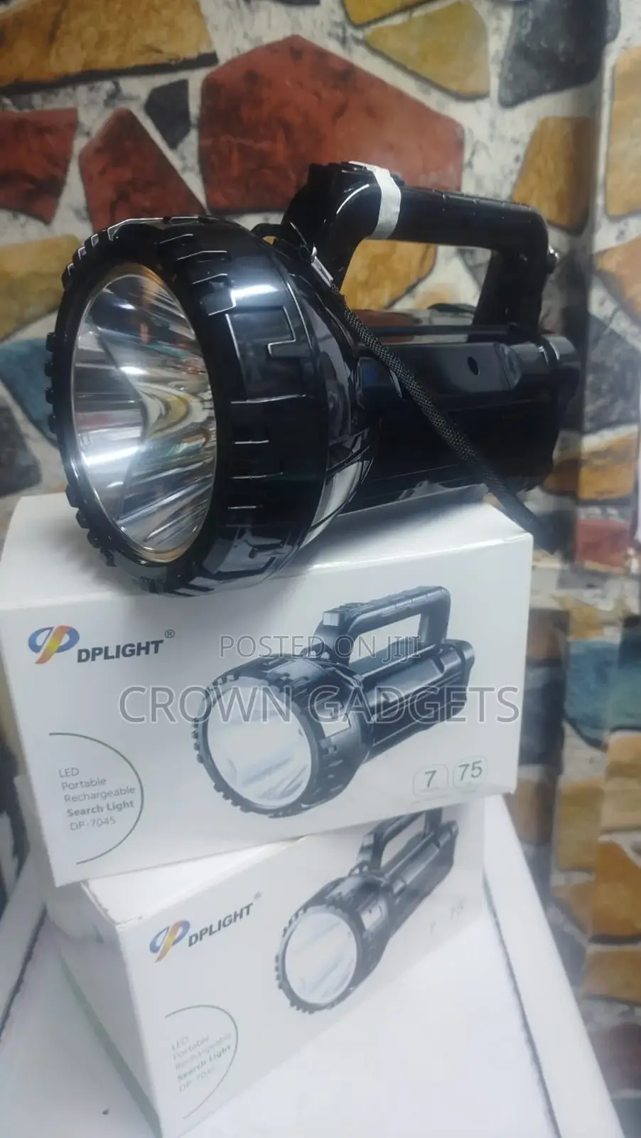 Dp-7045 Led Search Light Long Range Outdoor Flashlight