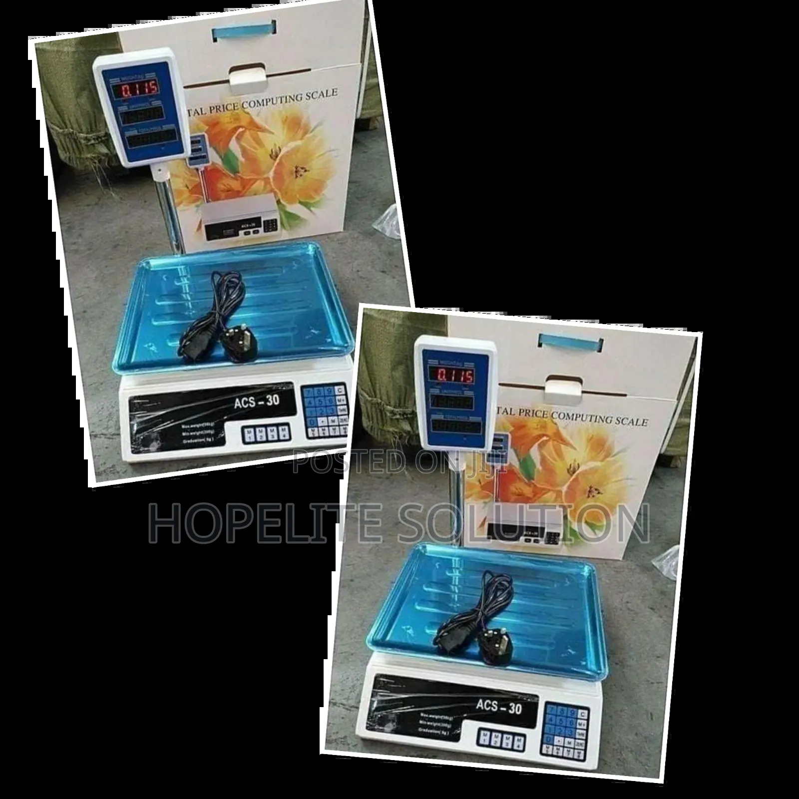 Digital Weighing Scale - Up to 30kgs With Arm