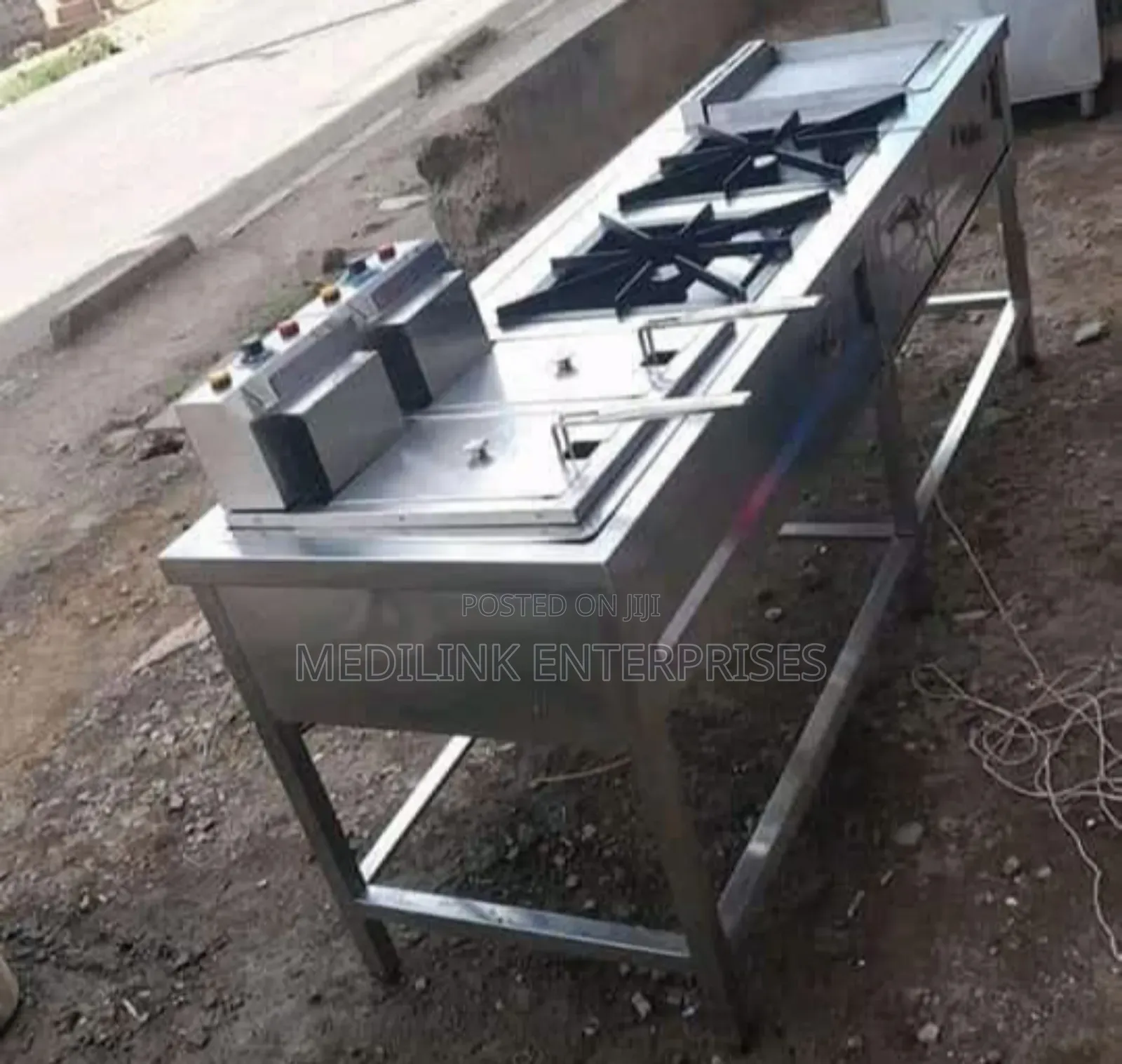 Modern Stainless Combined Cooker