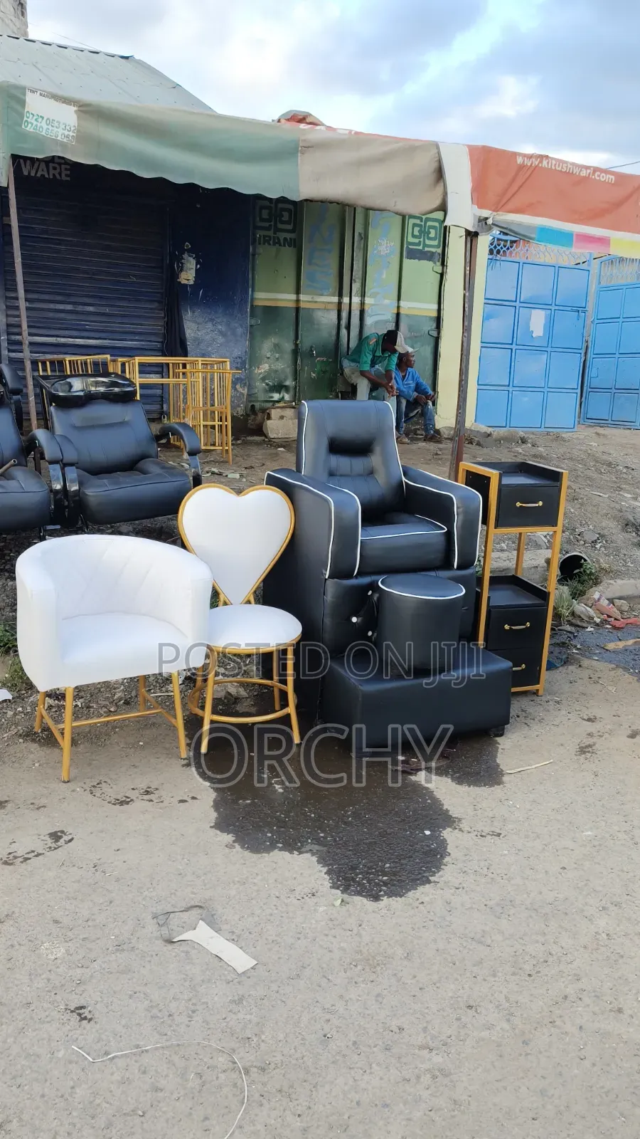Assorted Pedicure and Manicure Seats