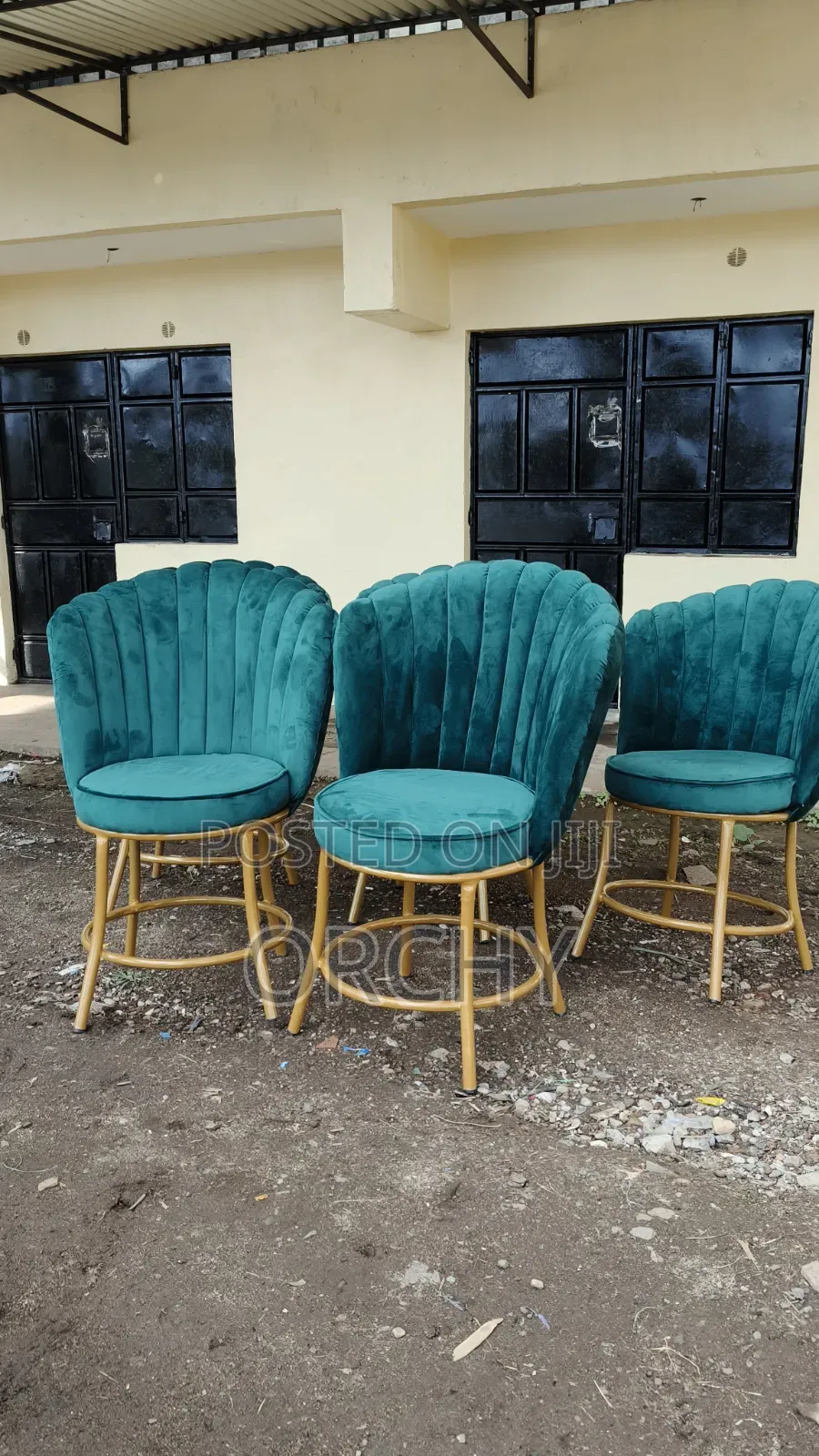 Green Floral Manicure Seats