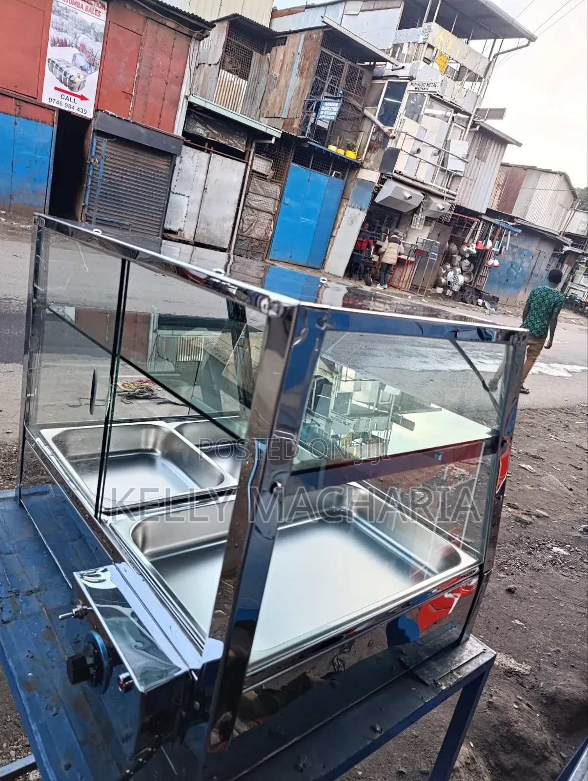 Big Sizes Stainless Food Display Unit