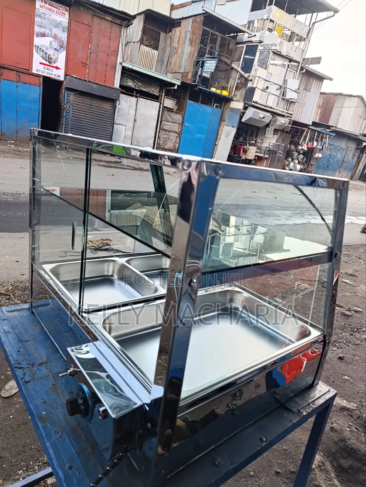 Big Sizes Stainless Food Display Unit