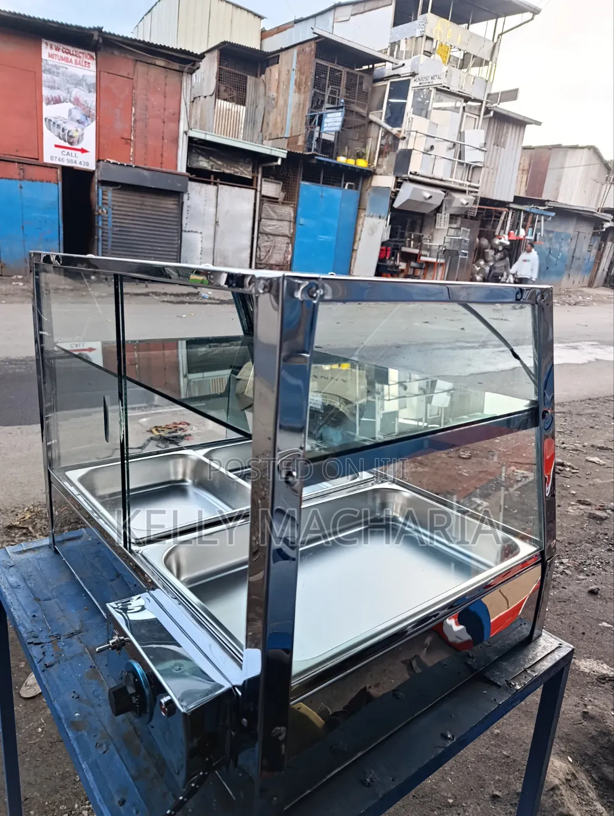 Big Sizes Stainless Food Display Unit