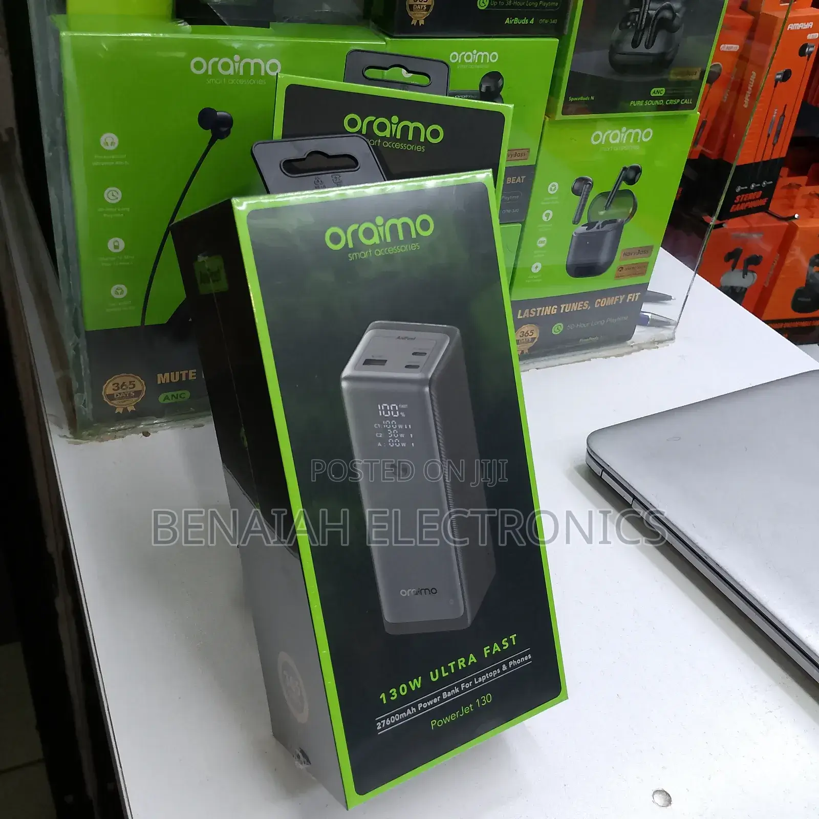 Oraimo Laptop Powerbank,27600 Mah,130 Watts.Fast Charging Powerbank