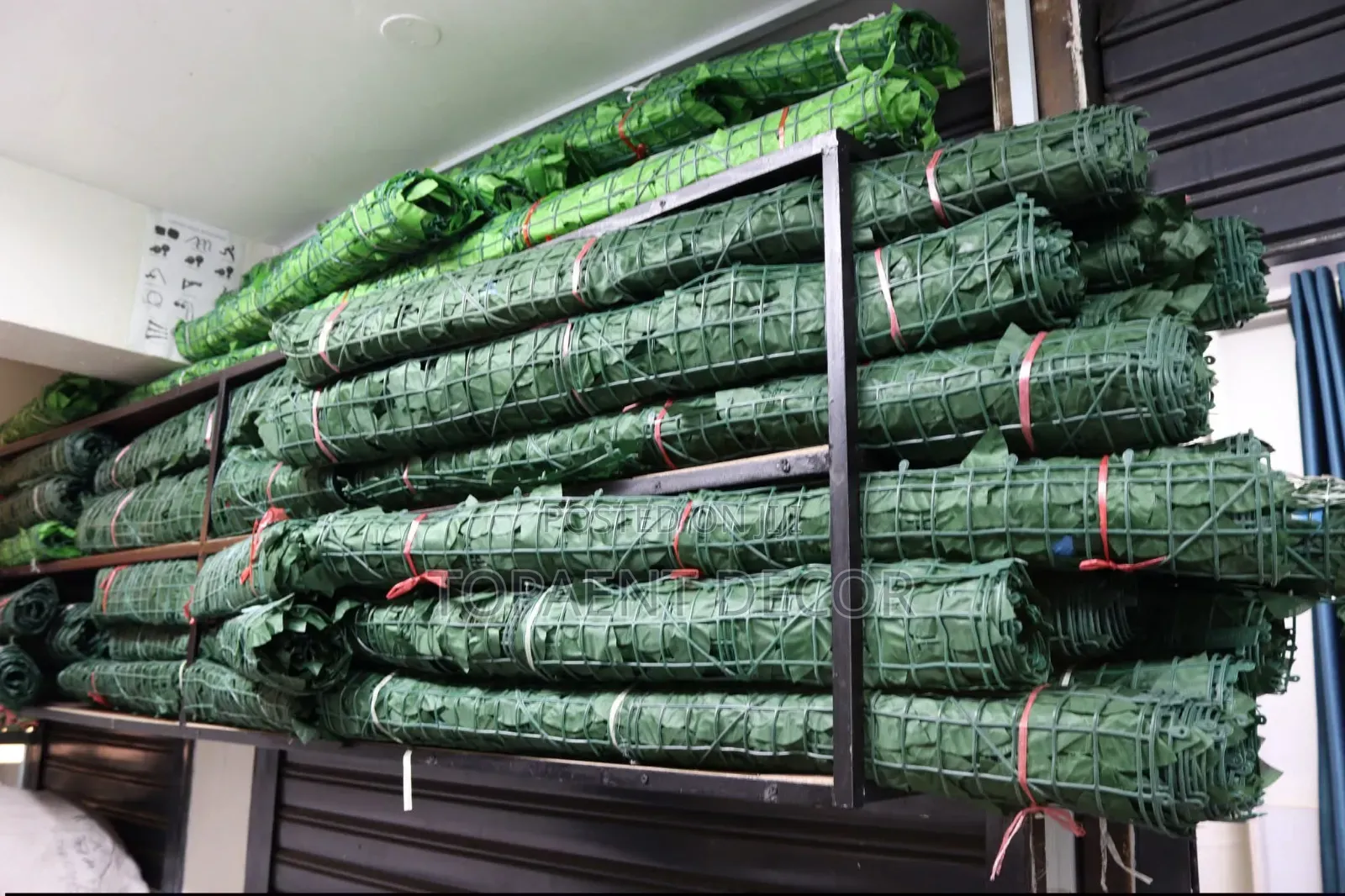Dark Green and Light Green 3m Roll Wide Artificial Privacy Fence