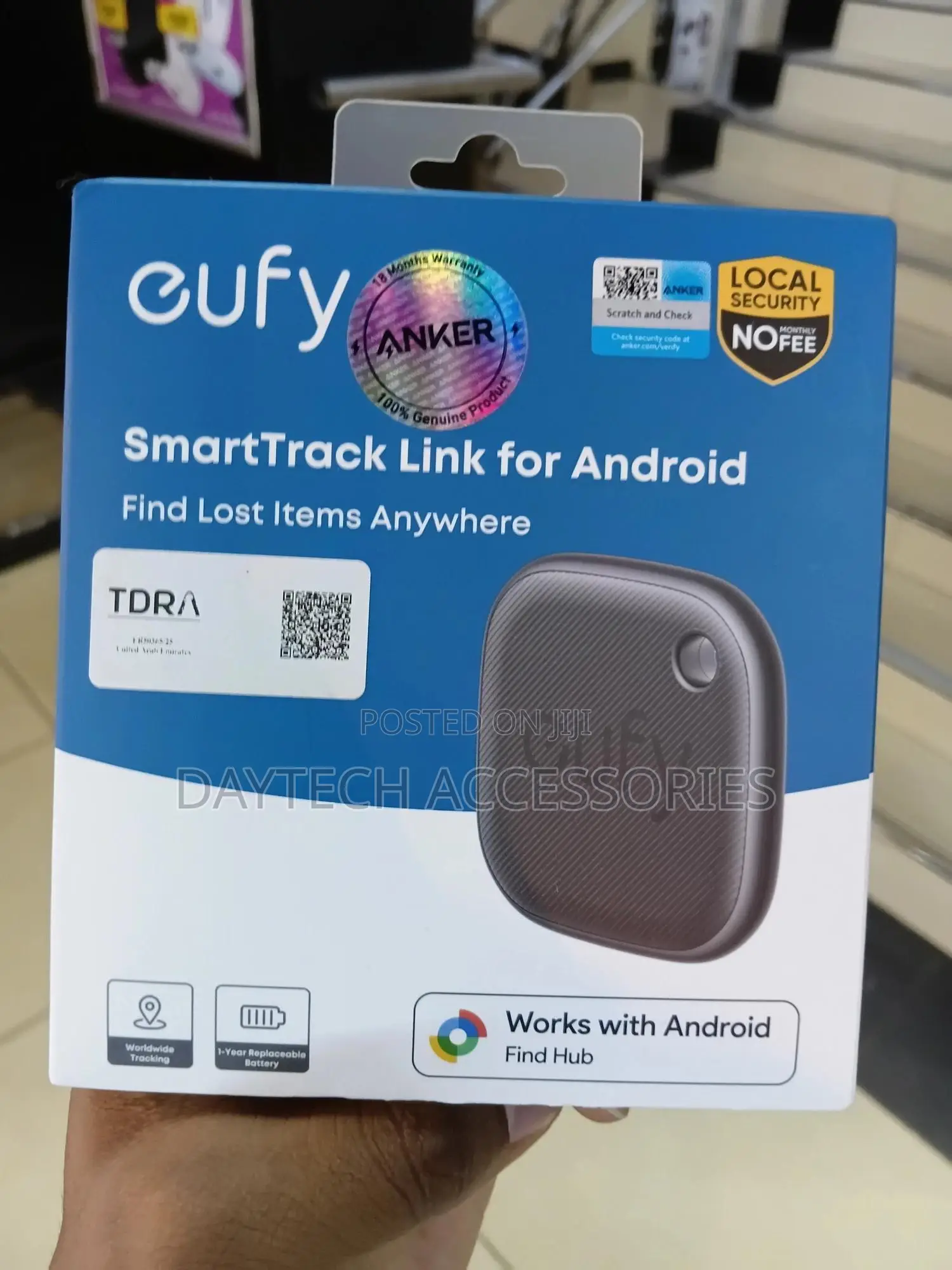This Is a Eufy Security Smarttrack Link for Android by Anker