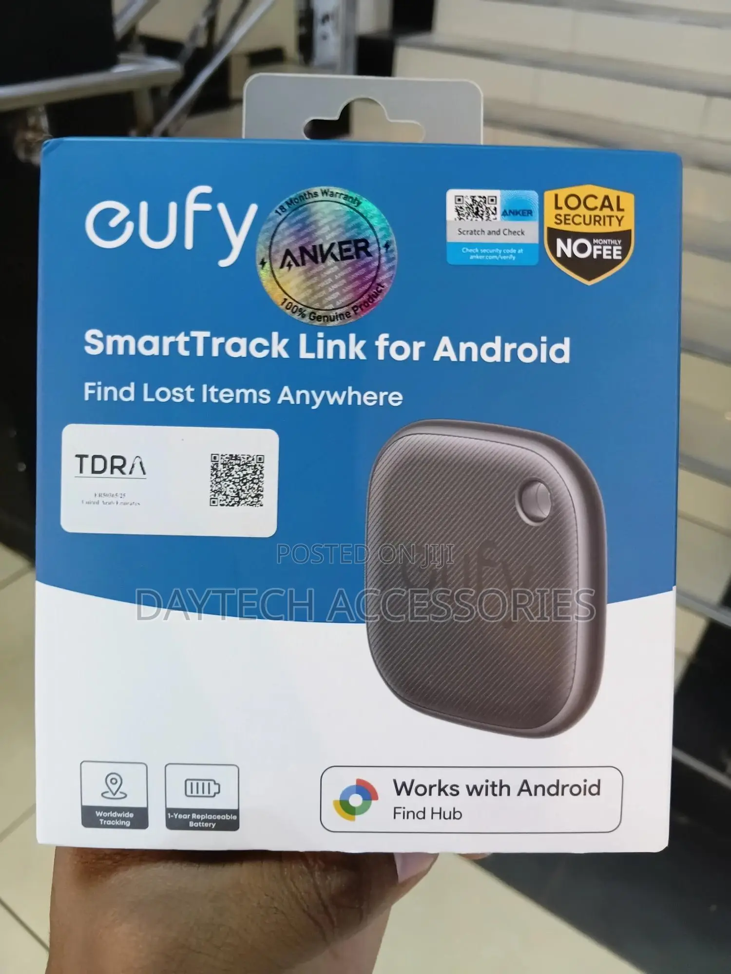 This Is a Eufy Security Smarttrack Link for Android by Anker