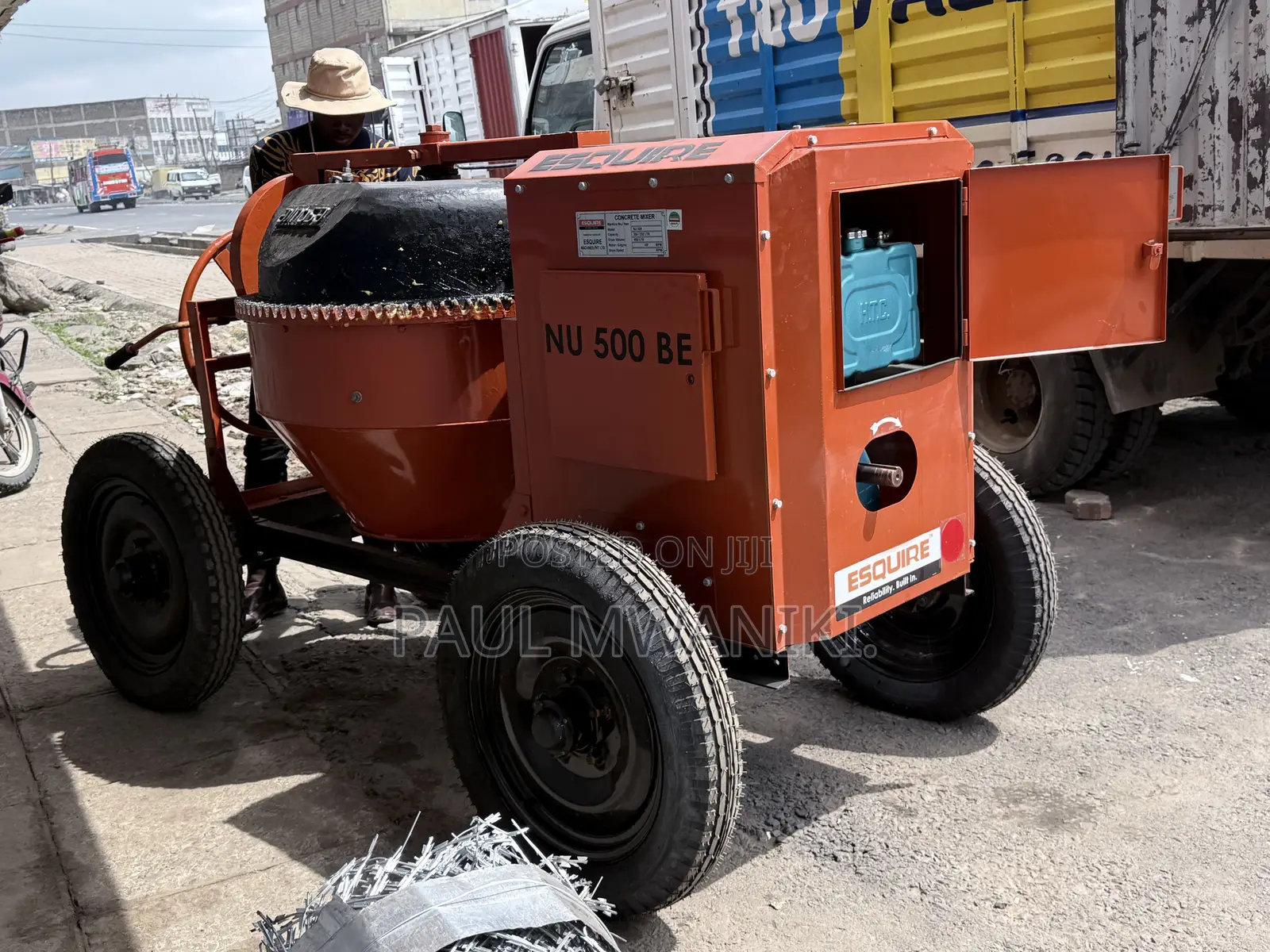 Heavy-Duty Concrete Mixer for Sale - Nu 500 Be (Esquire)