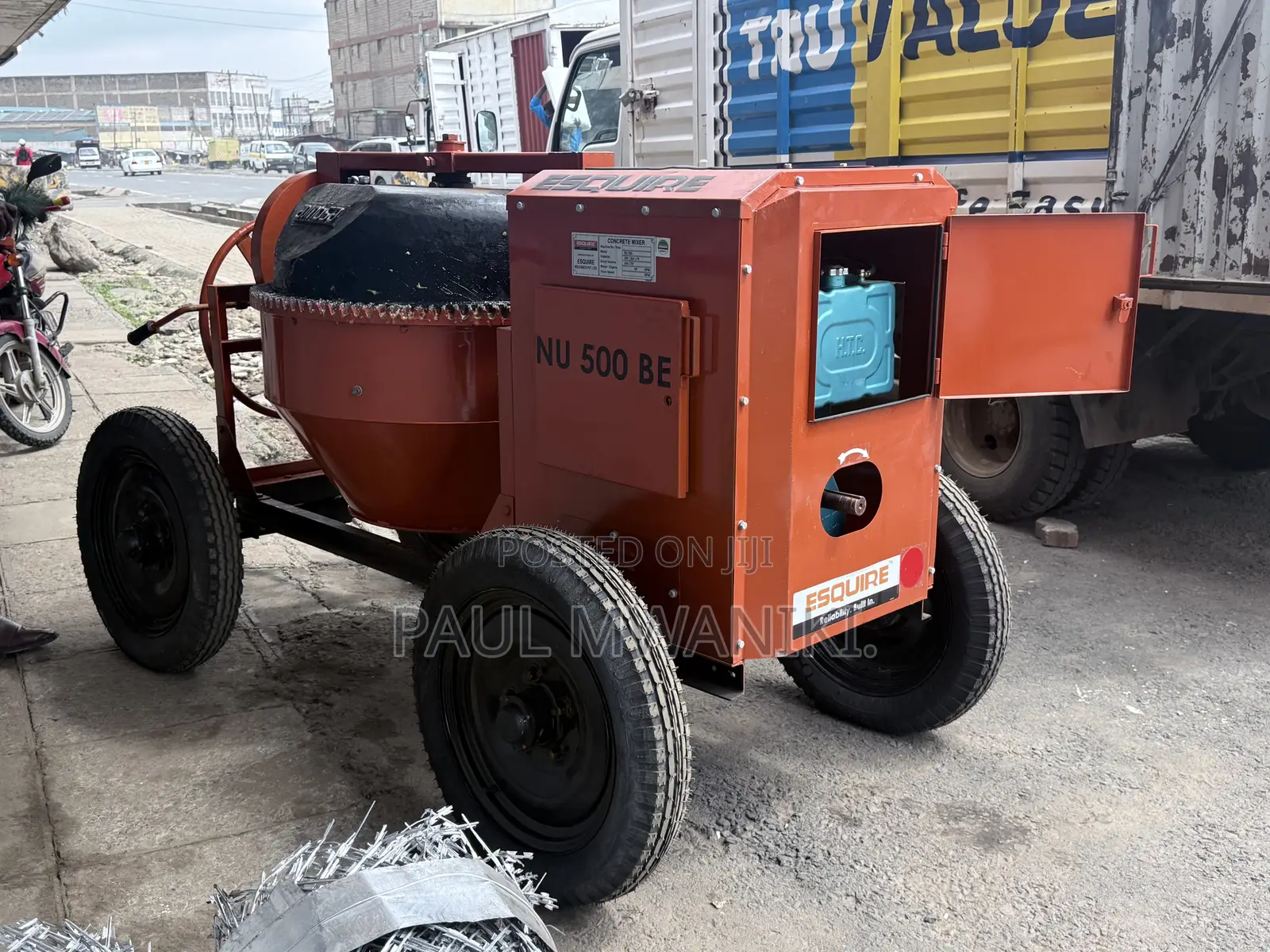 Heavy-Duty Concrete Mixer for Sale - Nu 500 Be (Esquire)
