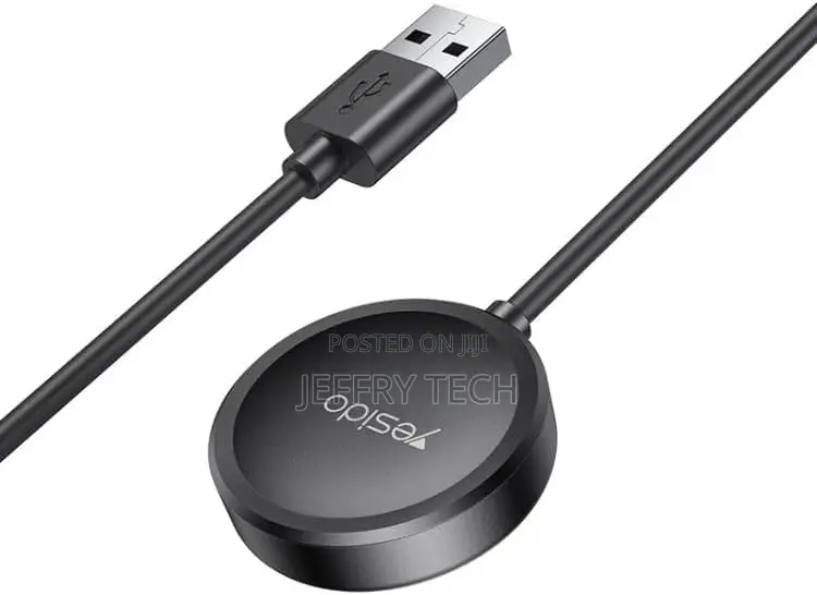 Yesido Ca161 Usb-a Samsung Watch Charging Cable, 1m Black