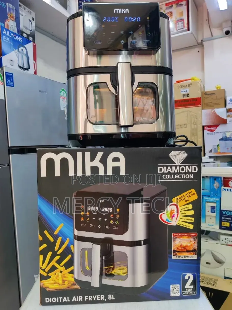 Mika Diamond Collection Digital Air Fryer – 8l