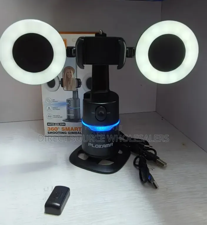 Ai Auto Tracking Gimbal Plokama A20 Pro 360° Face Tracking.