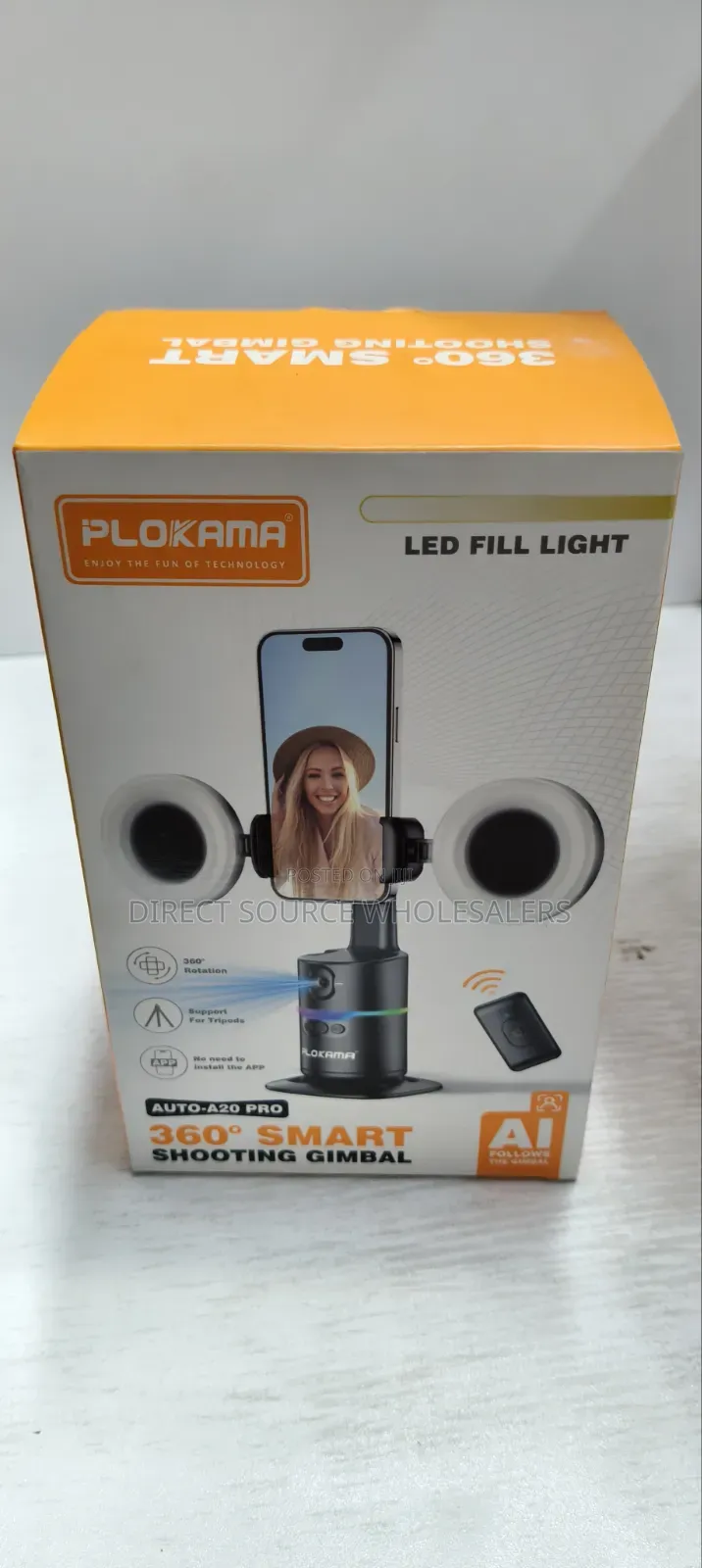 Ai Smart Shooting Gimbal A20 Pro With Gesture Control Light
