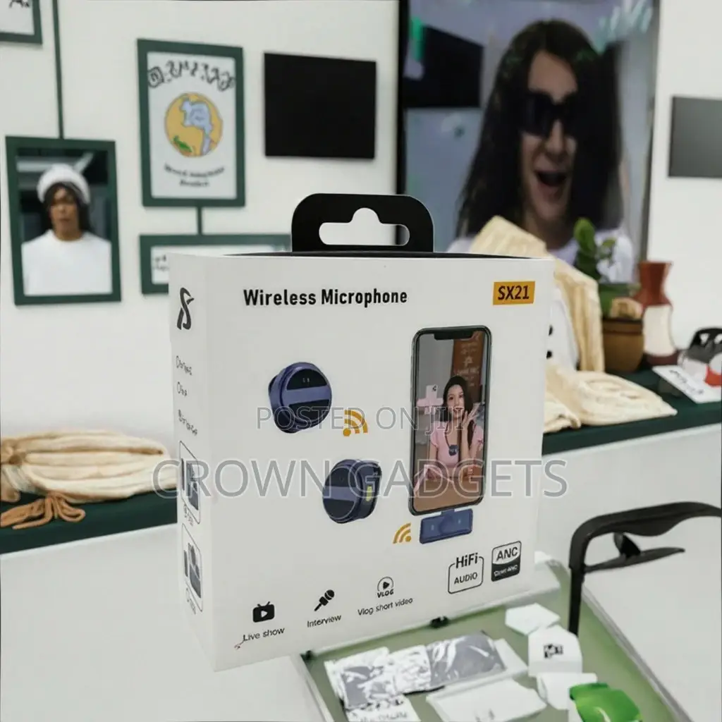 Sx21 Plug Play Wireless Mic Live Streaming Interview