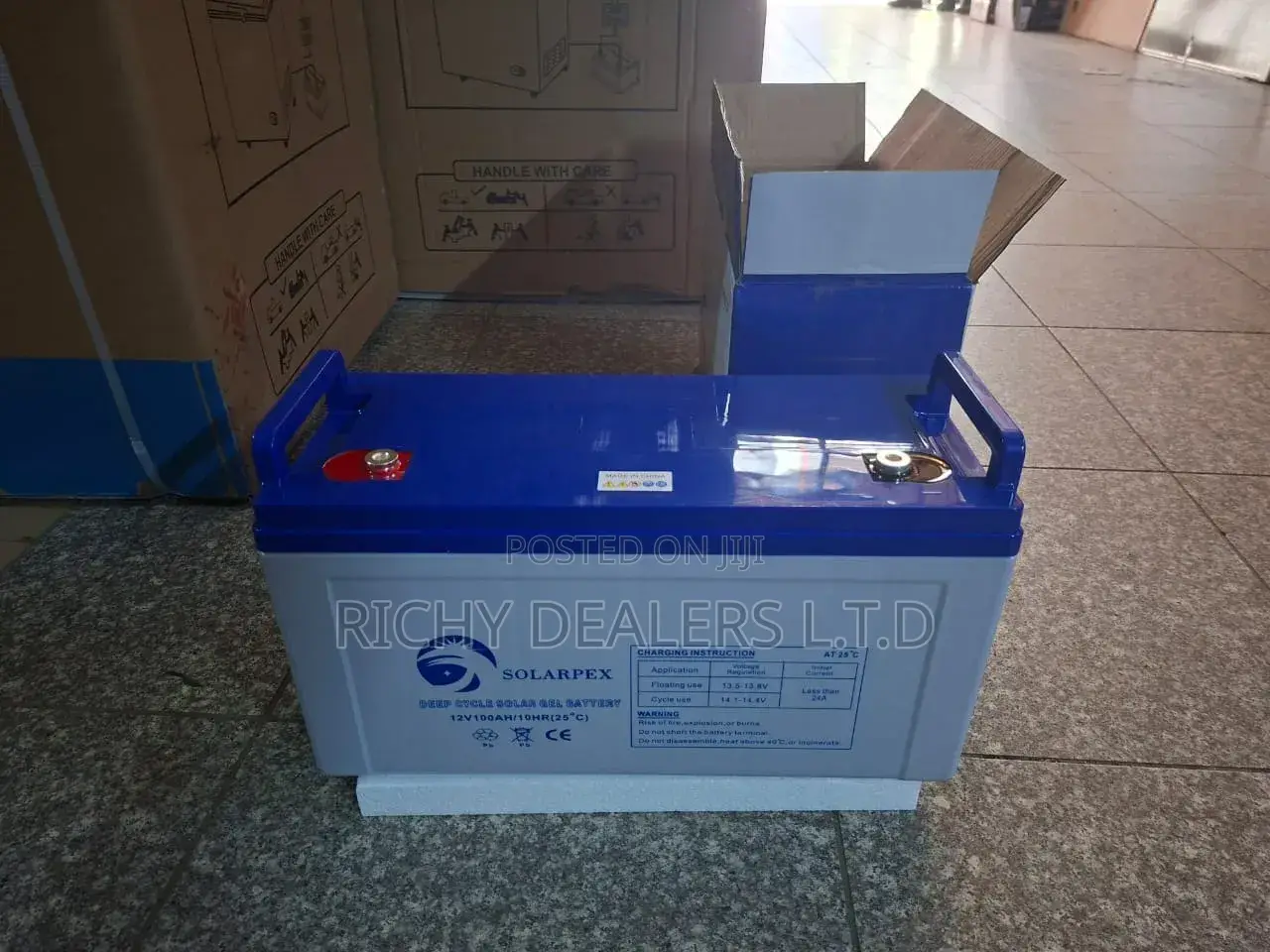 Solarpex N100 Maintenance Free Solar Battery