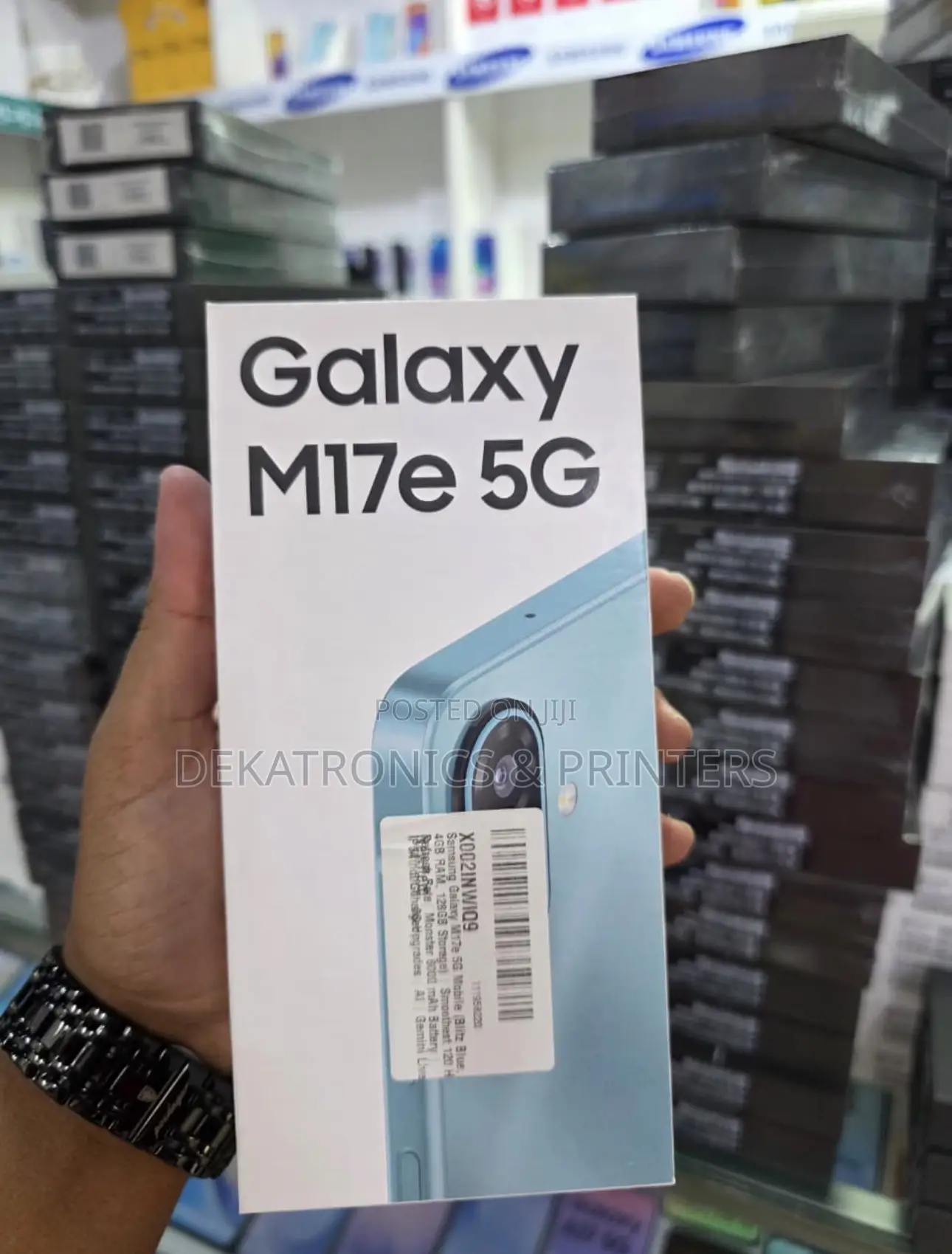 New Samsung Galaxy M17 5G 128 GB Blue