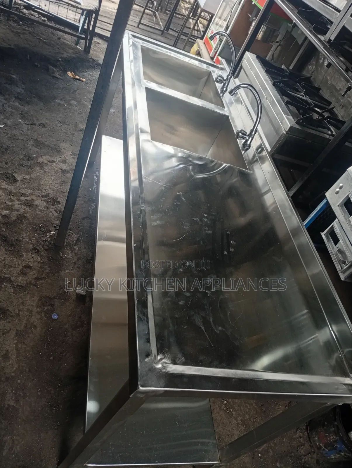 Pure Stainless Steel Double Bowl Sink