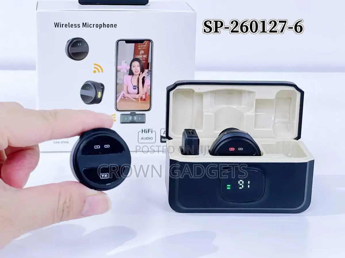 Sx21 Clip on Wireless Mic Noise Cancel Live Streaming