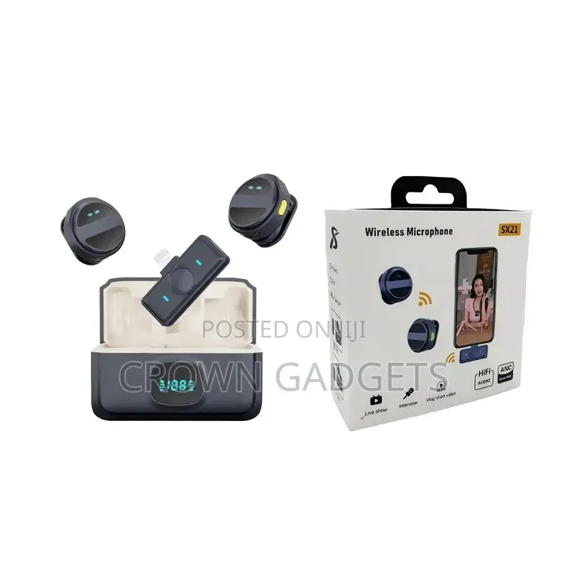 Sx21 Wireless Microphone Set for Vlogging Recording