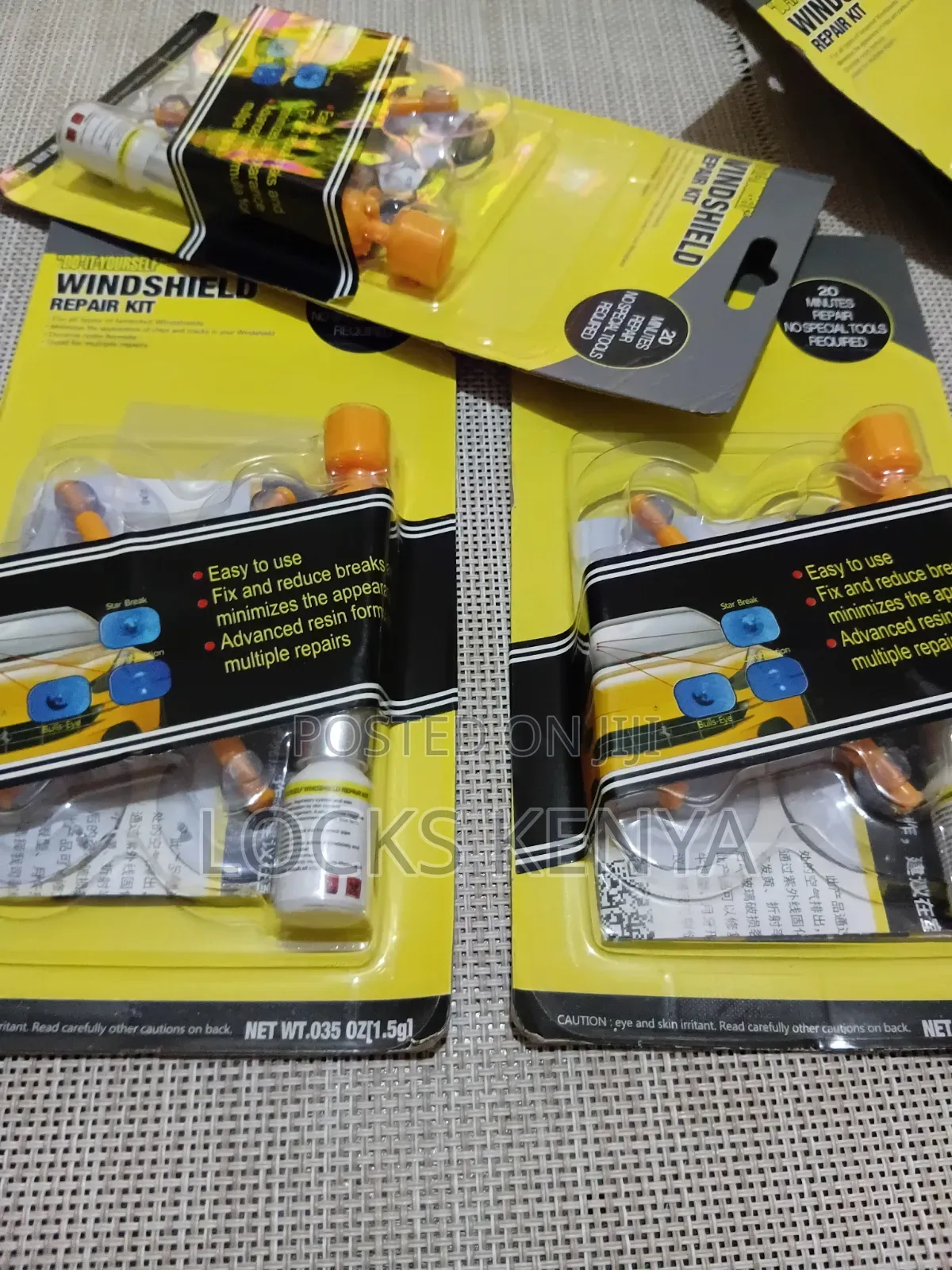 Lamented Windshield Crack Repair Kit